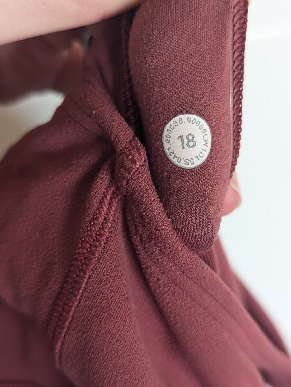 Lululemon Align Tank - Mulled Wine Deep Red sz 18 - Picture 6 of 6